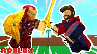 IRON MAN VERSUS DOCTOR STRANGE  Roblox 2 Player Superhero Tycoon [upl. by Jocelin]