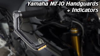 Yamaha MT10 Handguards  Indicators  📦B5YHGBLK0000 [upl. by Duomham]