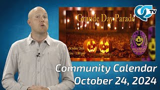 October 24 2024 Community Calendar  QCTV [upl. by Bonnie]