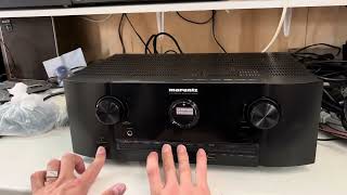 How To Factory Reset The Marantz SR5007 Network Receiver [upl. by Adnuahsor]