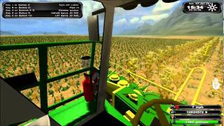 farming simulator 2011 silage harvest [upl. by Rolland]