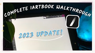 Complete 2023 IARTBOOK Walkthrough  New 2023 Update w NEW Features  Procreate lookalike [upl. by Gnuh]