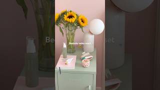 Bedside table reset 🌻 [upl. by Rafael]