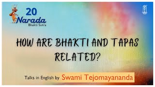 20  Narada Bhakti Sutra  SwamiTejomayananda  NaradaBhaktiSutra  Devotion [upl. by Aseen]