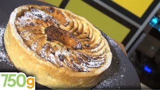 Recette de Tarte aux pommes façon GrandMère  750g [upl. by Lorrimer575]