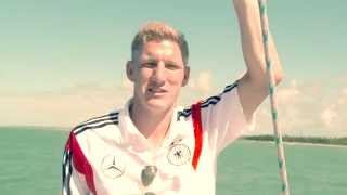 Bastian Schweinsteiger quotdann können wir weit kommenquot  FIFA Weltmeisterschaft 2014 in Brasilien [upl. by Ayerf98]