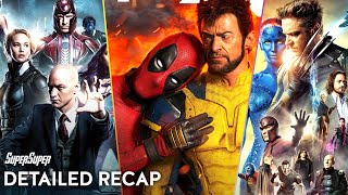 Every XMen Deadpool amp Wolverine Movie Recap  SuperSuper [upl. by Karoly919]