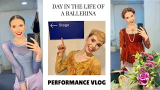 Typical Performance Day in the Life of a Ballerina  MY FIRST PERFORMANCE AS A PROFESSIONAL [upl. by Fairfax]