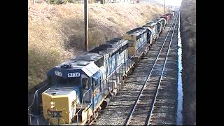 200504 02 CSX Trenton Line Bethlehem Branch Amtrak Northeast Corridor NEC NS Morrisville Line Q191 [upl. by Dibb327]