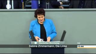 Sabine Zimmermann DIE LINKE Bund muss gegen Tarifflucht bei der Post Stellung beziehen [upl. by Rayham5]