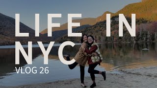 VLOG 26  Life in NYC  fall days in New York amp New England road trip travel diary [upl. by Dian]