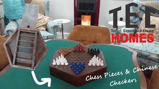 Making Chess Pieces for Custom Chinese Checkers Set [upl. by Haibot]