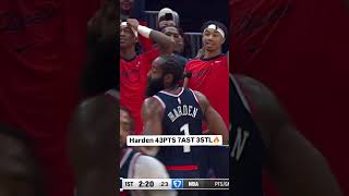 Harden Season High 43PTS Highlights 🥶  LA Clippers [upl. by Dalton]