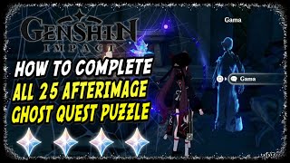 Enkanomiya All Afterimage  Ghost Quest Puzzle Guide  Genshin Impact [upl. by Elson]