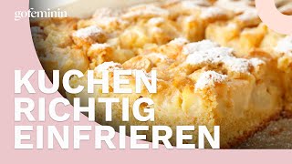 Welchen Kuchen kann man einfrieren [upl. by Viehmann]