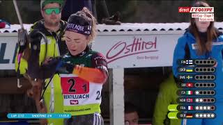 BIATHLON 2024 RELAIS MIXTE SIMPLE OSLOHOLMENKOLLEN 2024 [upl. by Aihsaei]