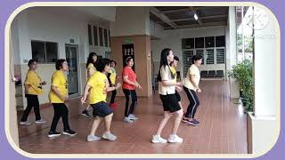 Marilah kemari line dance demo by Budi Bakti line dance samarinda [upl. by Oranneg]