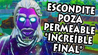 JUGANDO AL ESCONDITE en POZA PERMEABLE 😂 TIENES QUE VER EL FINAL 🤣 FORTNITE PERSONALIZADAS [upl. by Ahsiym]