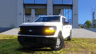 2024 Ford F150 XL Crew Cab  Unlocked  FiveM Ready  Addon DLC  GTA V [upl. by Nojed704]