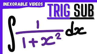 Another Trig Sub Integral You MUST See  Integration [upl. by Merat125]