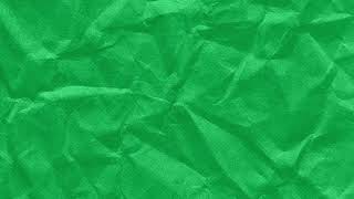 Crumpled Paper Texture Stop Motion Seamless Green Screen l HD [upl. by Fromma]