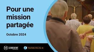 Pour une mission partagée – La Vidéo du Pape 10 – Octobre 2024 [upl. by Caughey257]