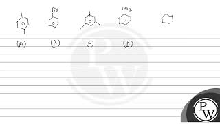 Arrange the following in increasing order of reactivity towards nitrationA pxyleneB bromobenz [upl. by Liddle929]