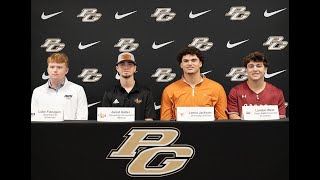 Four Texarkana athletes at Pleasant Grove High School commit to play collegiate sports [upl. by Sorkin]