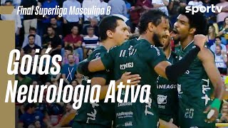 GOIÁS 3 X 1 NEUROLOGIA ATIVA  MELHORES MOMENTOS  FINAL SUPERLIGA B  sportv [upl. by Peppie562]