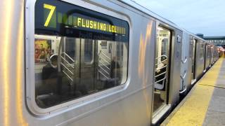 IRT Flushing Line R188 7 Train at Junction BlvdRoosevelt Ave Manhattan Bound [upl. by Dickinson851]