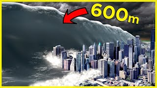 🌊 The biggest TSUNAMIS in History 🌊 3D Comparison [upl. by Cown307]