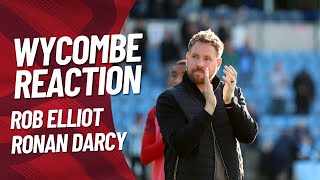 WYCOMBE WANDERERS REACTION  Rob Elliot amp Ronan Darcy [upl. by Otte]