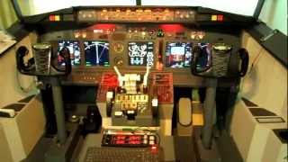 home made 737800 cockpit [upl. by Akinet]