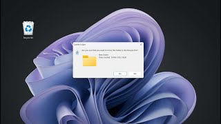 Tired of accidentally deleting files Enable the delete confirmation dialog box in Windows [upl. by Iadam595]