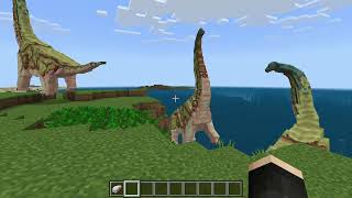 Prehistoric Epochs Chronicles ADDON in Minecraft PE [upl. by Griseldis]