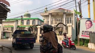 Suasana sore dari Kunciran Mas  Banjar Wijaya via Cipete Pinang  Tangerang [upl. by Imuyam]