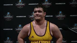 Cohlton Schultz ASU I NCAA DI National Championships I 285 pounds [upl. by Ardnasyl]