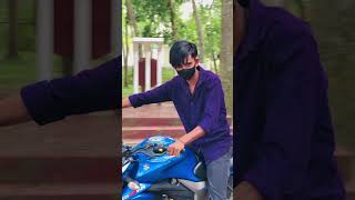 gixxer bike ride✌️🖤foryou youtubeshort viral pulsar bikelover subscribers pulsarnayeem [upl. by Enitsenre]