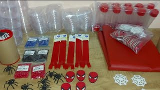 Preparativos Festa Homem Aranha Simples [upl. by Ahsel]