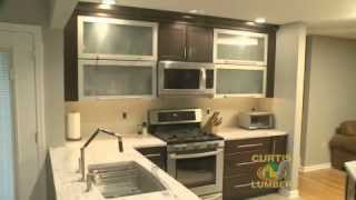 Curtis Lumber Kitchen Cabinet Designer Jay Miller Contemporary Merillat Kitchen in Saratoga Springs [upl. by Kcirdor]