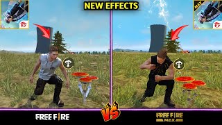 FREE FIRE VS FREE FIRE MAX EFFECTS CHANGES amp FULL COMPARISON [upl. by Ayna]