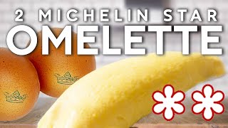 The Secret of the Perfect Folded Omelette Two Michelin Star Method  Easy  Fluffy [upl. by Einnaf549]