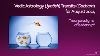 Vedic Astrology Jyotish Planetary Transits Gochara for August 2024 [upl. by Daven]