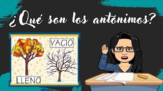 ¿Qué son los antónimos [upl. by Aym]