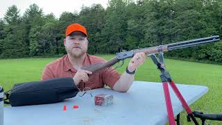 Rossi R92  44 MAG  Hornady LEVERevolution  Preparing for DEER SEASON [upl. by Terrej]