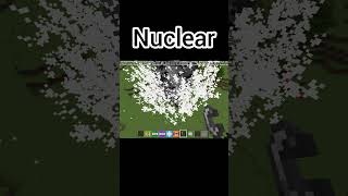 I tested the nuclear bomb in minecraftminecraft shorts [upl. by Gerda]