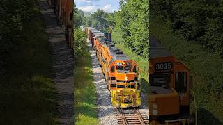 SLQ 394 passing the siding at Windsor QC explore train railway railroad shorts [upl. by Yemane436]