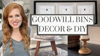 GOODWILL OUTLET 🏠HOME DECOR HAUL amp 🛠️ DIY • SHOP WITH ME • DECORATIONS BY THE POUND [upl. by Willetta]