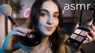 asmr en español  EXTRA rápido  te MAQUILLO ASMR para DORMIR profundo y sentir cosquillas [upl. by Nylhtiak999]