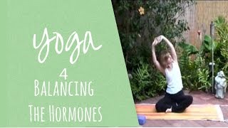 YOGA FOR WOMENBALANCING HORMONES Yoga for Menopause 5 minutes on Youtube Vicki Yoga4man [upl. by Gunn336]